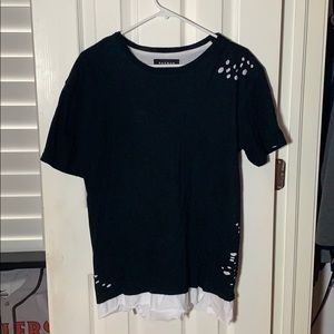 Pacsun men’s black holy long tee M
